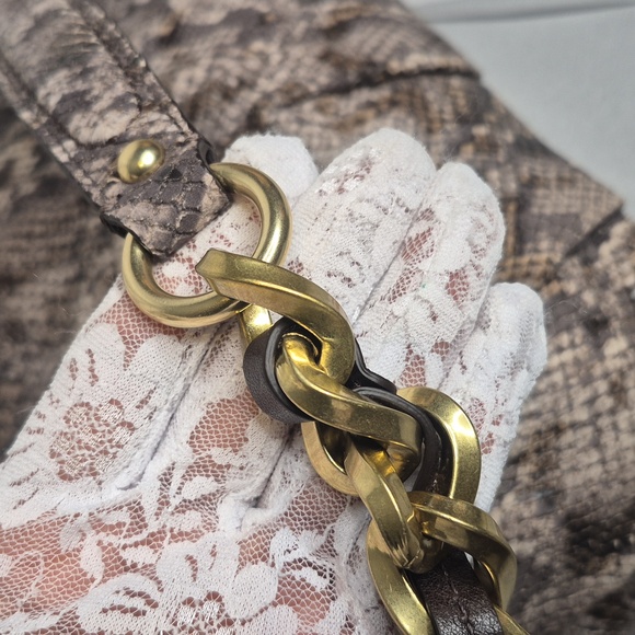 Coach Madison Embossed Python Python Sophia Satchel NWOT - Picture 17 of 17